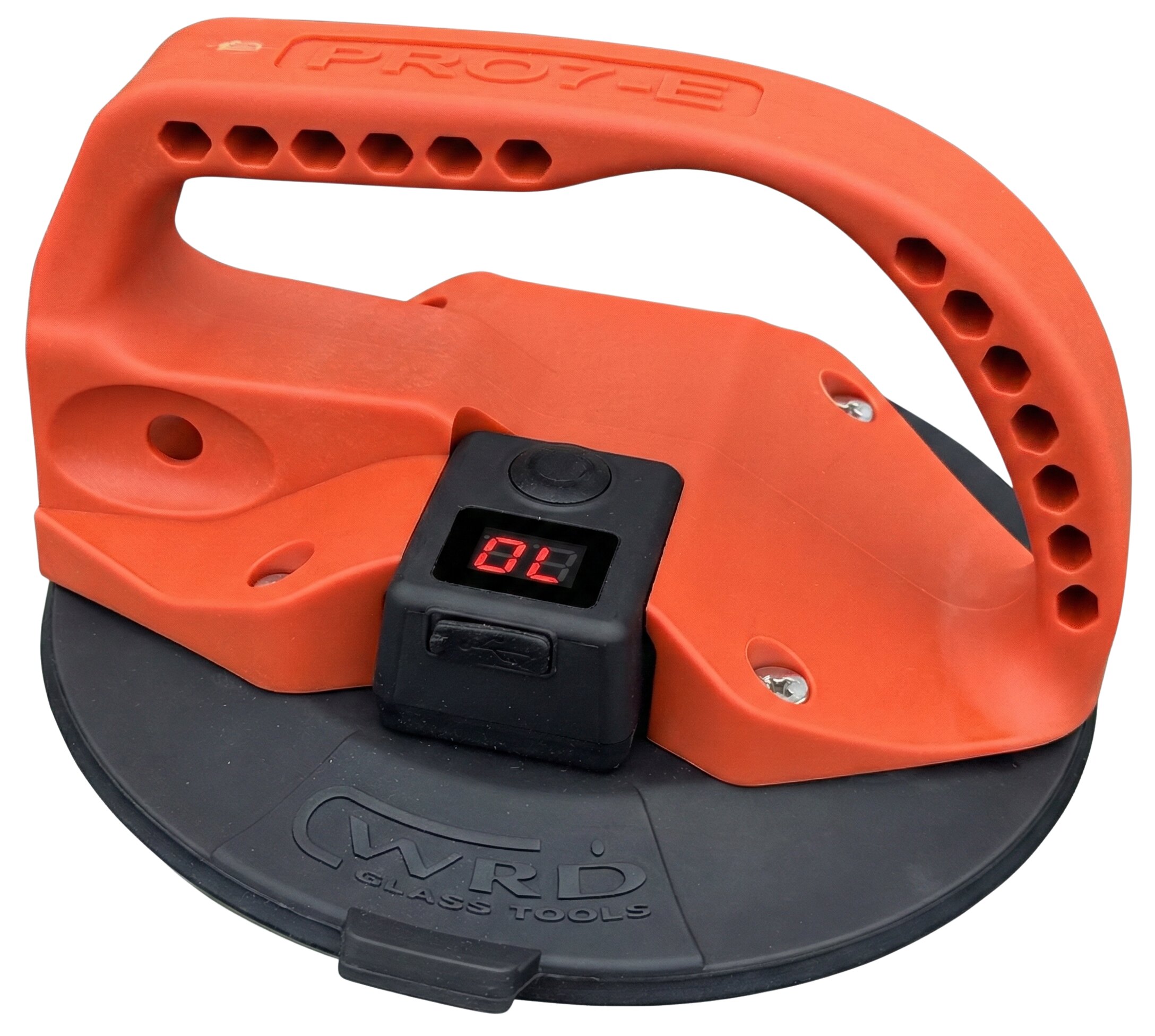 WRD PRO7E Electric Base Handling Cup - 6.5-inch suction pad with hands-free vacuum