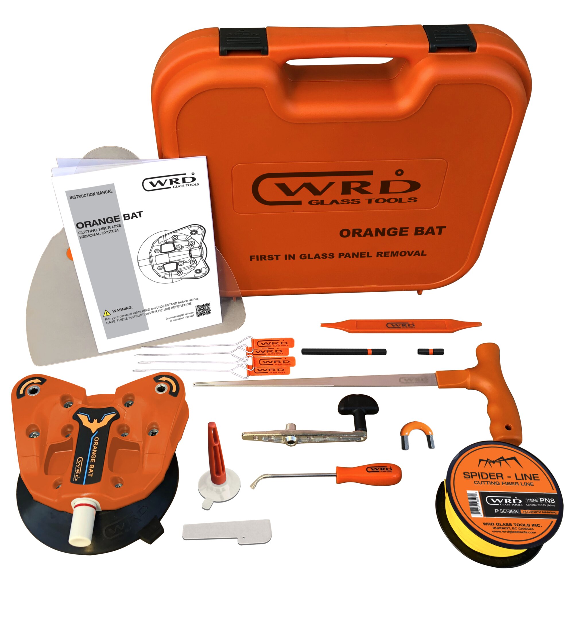 WRD Orange Bat Kit 300K (WRD-OB-300K) - Auto glass cutting fiber line removal system kit