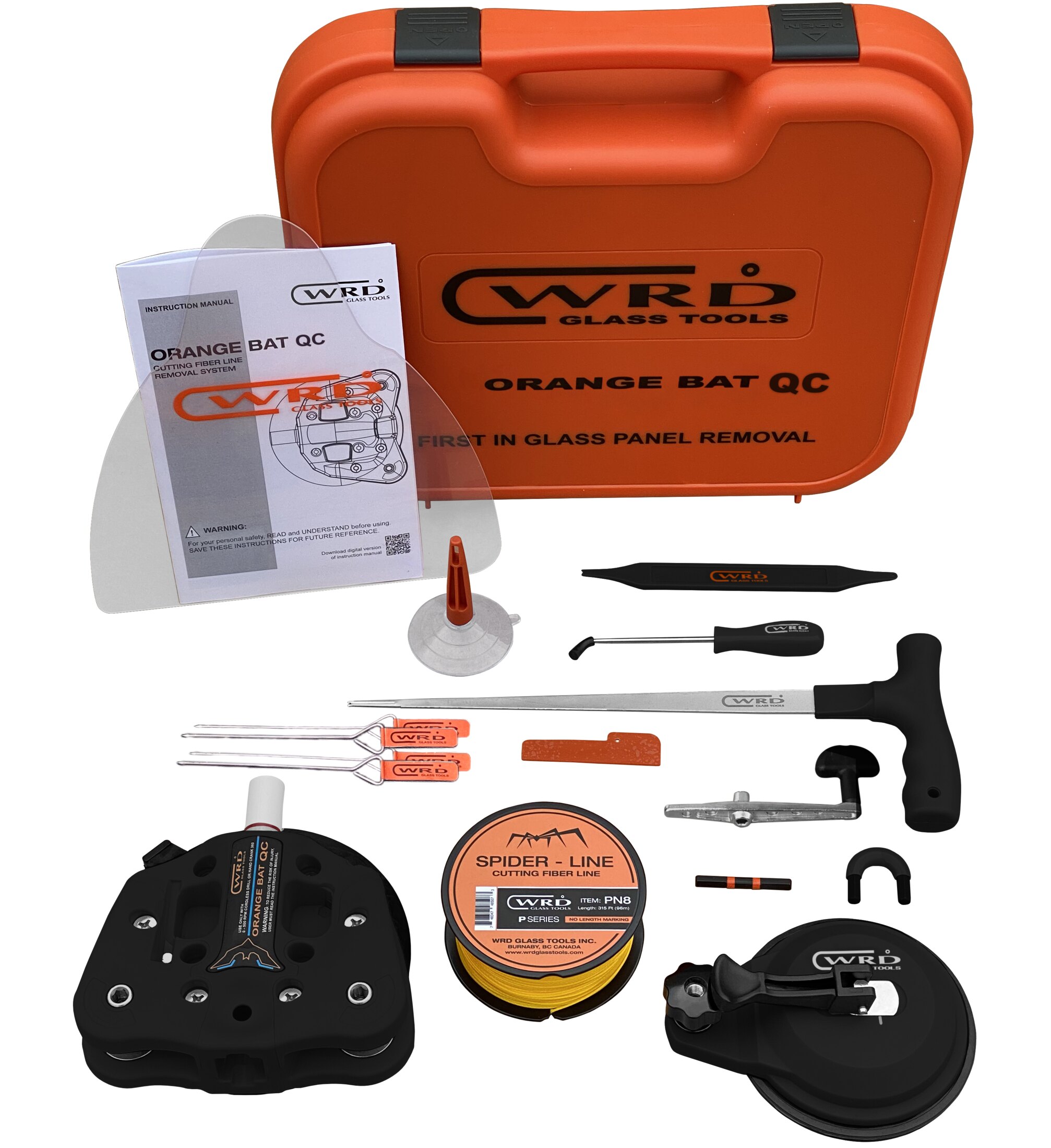 WRD Black Bat Quick Connect Kit 300 - Dual spindle removal system with anchor cup